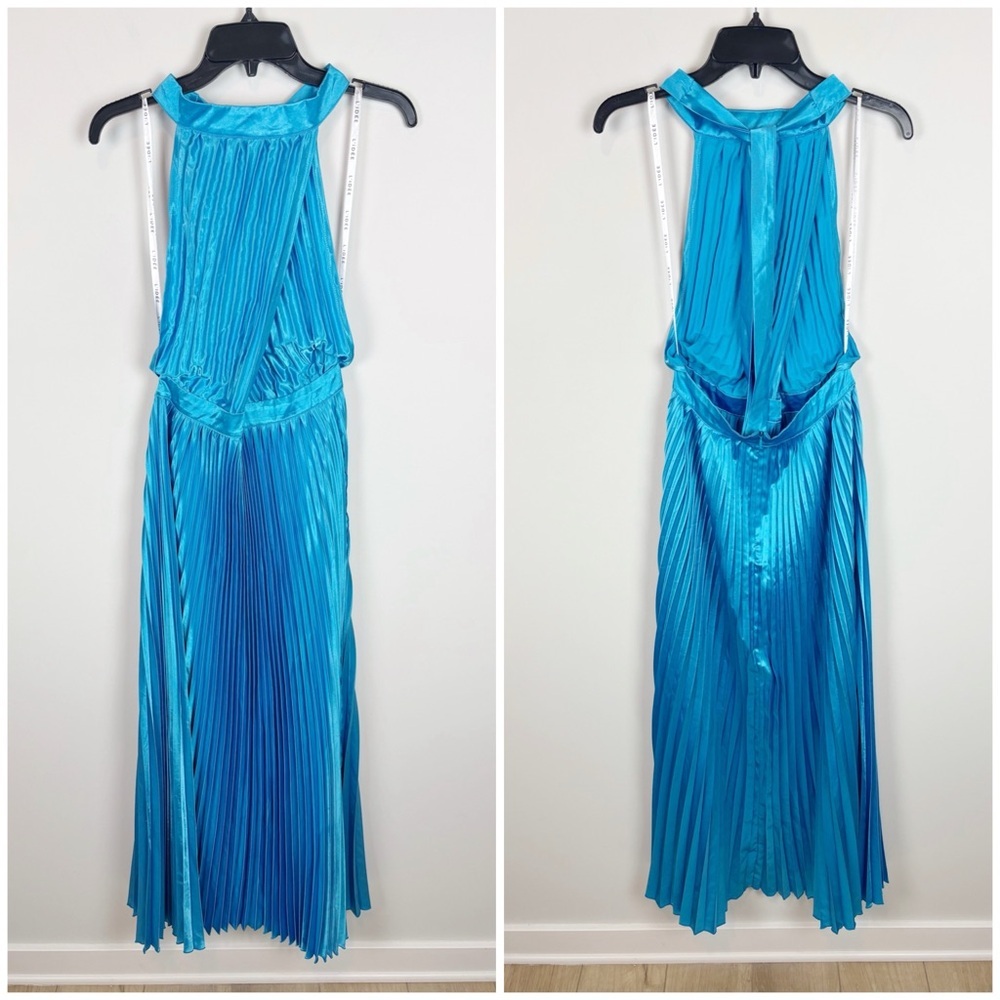 L’IDEE Renaissance Split Gown in Cloud Blue Size 12 - Picture 3 of 12